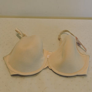 CACIQUE T-SHIRT BRA NWT TAN 40DDD COTTON